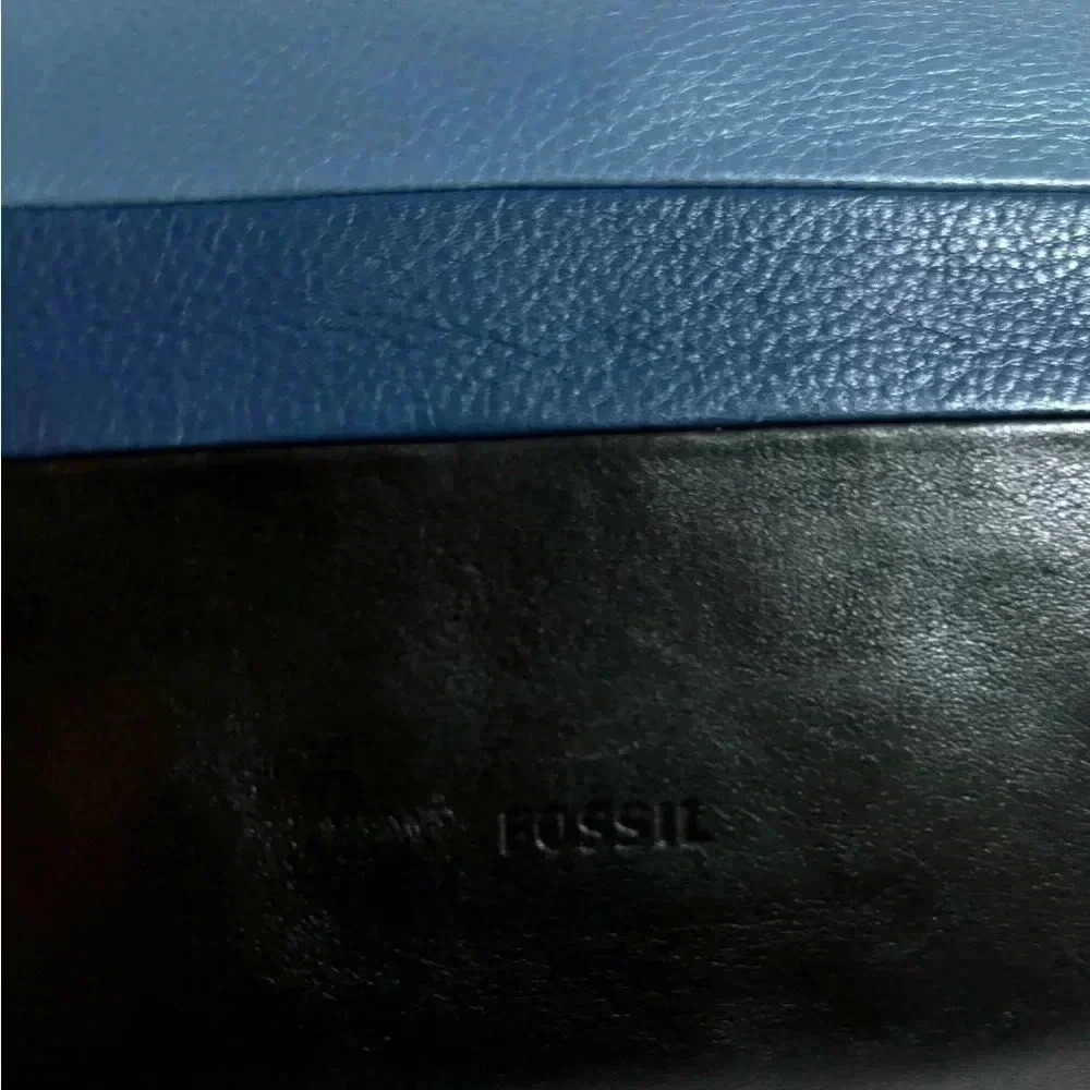 Fossil Emma Multicolor Patch Work Pebbled Tote Ha… - image 5